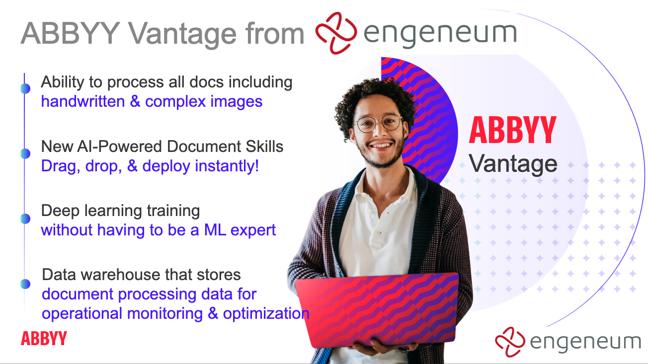 Engeneum add ABBYY Vantage to their extensive portfolio of ABBYY products &  services!